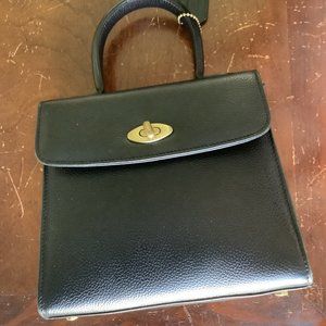 Vintage Coach Gracie: Navy